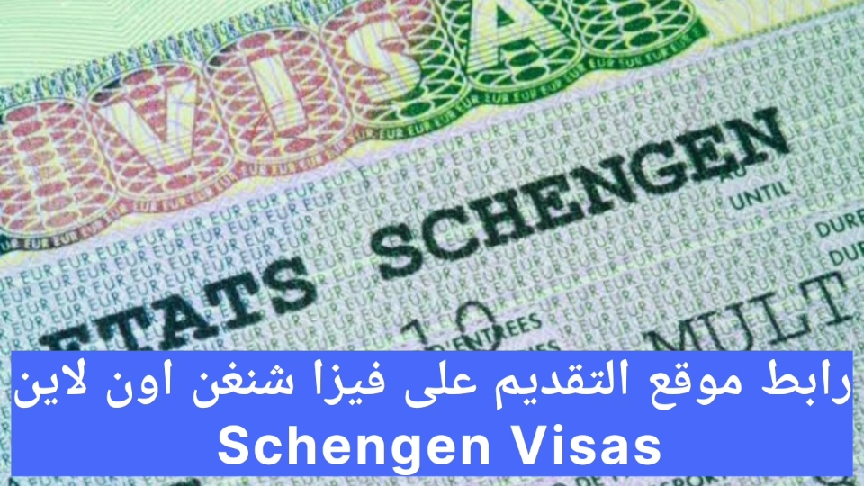 رابط موقع التقديم على فيزا شنغن اون لاين Schengen Visas